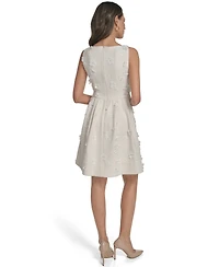 Eliza J Petite Scoop Neck Short Dress