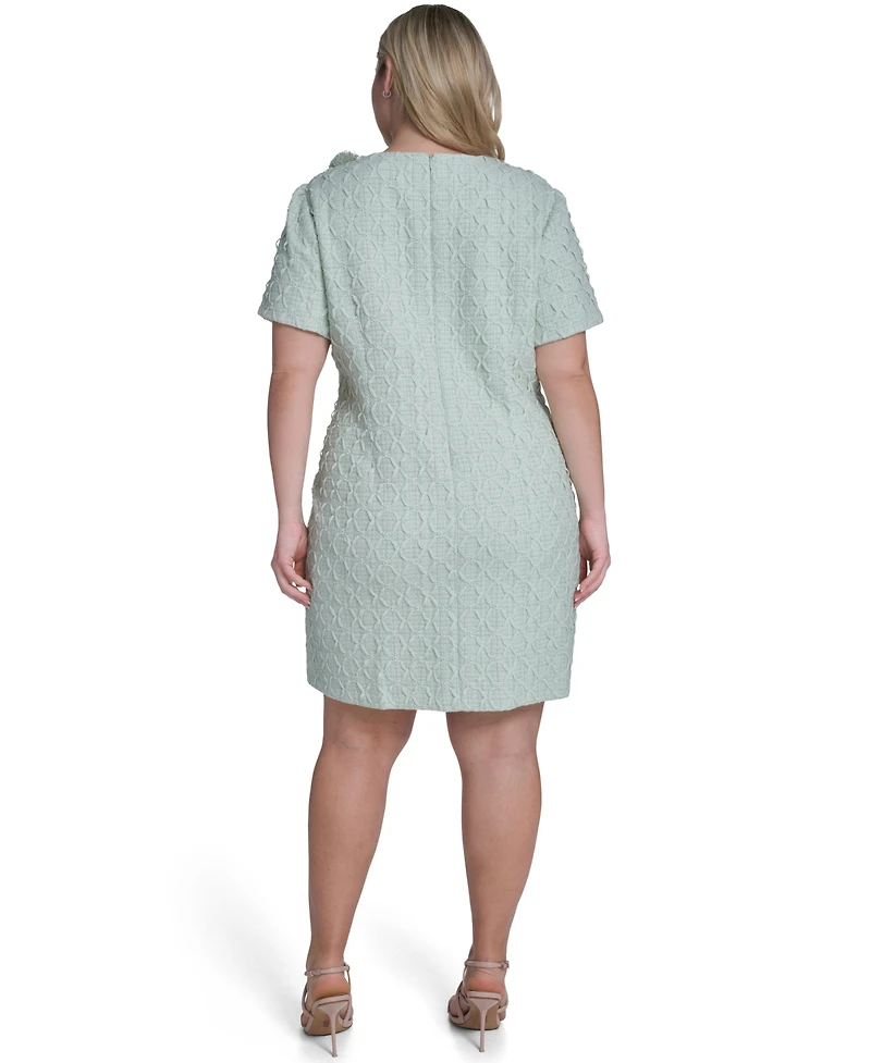 Eliza J Plus Applique Detail Midi Dress