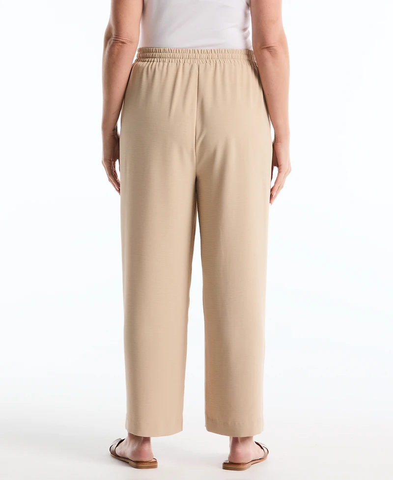 Rafaella Plus Drawstring Wide-Leg Pants