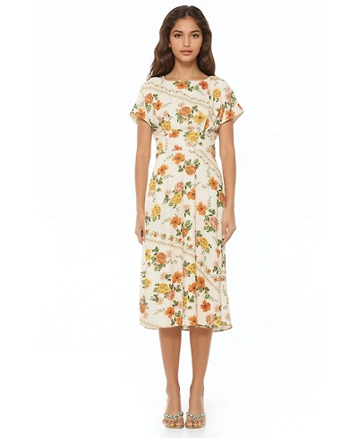 Alexia Admor Women's Lottie Short Sleeve Dolman Dress