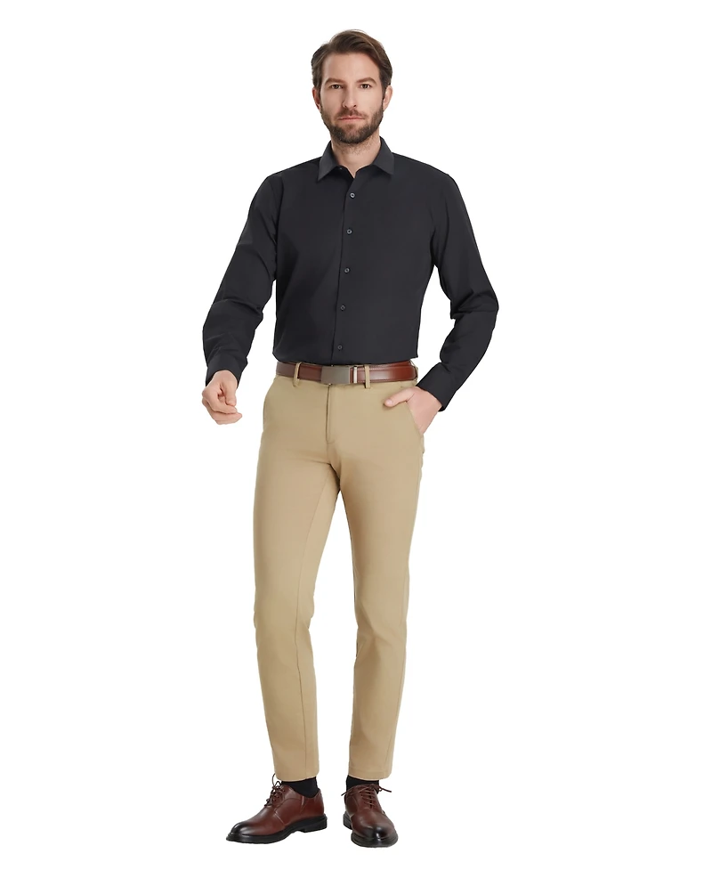 Alfani Men's Slim-Fit Solid Dress Shirt, Macy's Exclusive