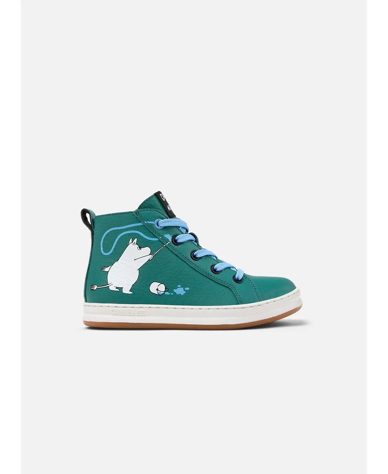 Camper Kids' Unisex Runner Four Twins Leather Sneakers