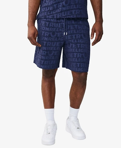 True Religion Men's Pull-On Terry Knit Shorts