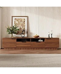 Streamdale Furniture 78" Modern Tv Stand for TVs up to 85" with Drawer & Cable Management