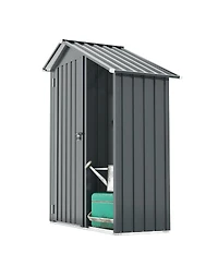 Streamdale Furniture Campcraft galvanized iron garden shed, waterproof, compact, easy assembly