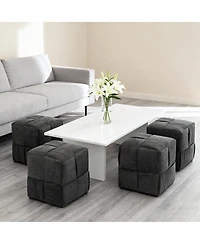 Streamdale Furniture Soft Corduroy Ottoman Foot Rest