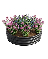 Streamdale Furniture Galvanized Metal Raised Garden Bed Planter Box