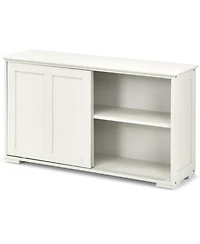 Sugift Kitchen Storage Cupboard Cabinet with Sliding Door