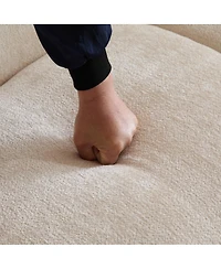 Streamdale Furniture Tonson 83" 3-Seater Boucle Sofa, Wave Design