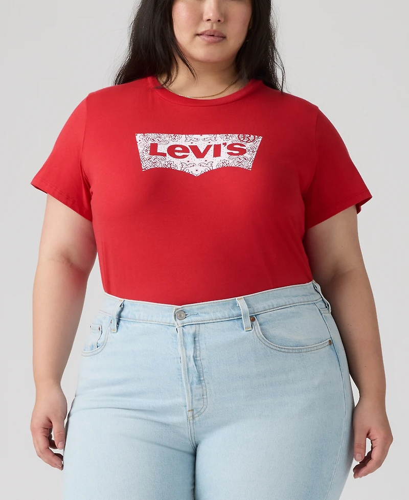 Levi's Trendy Plus Perfect Logo Cotton T-Shirt
