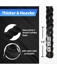 Gse Games & Sports Expert 1.5" Diameter Battle Rope