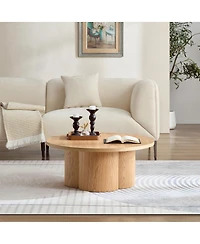 Streamdale Furniture Round Modern Coffee/Accent Table for Living Room/Office/Bedroom