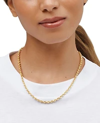 Macy's Hollow Rope Chain Necklace in 14k Yellow Gold