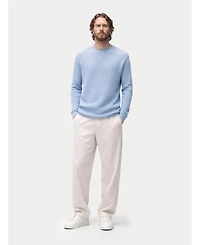 Gobi Cashmere Men's Silk Lightweight Sweater Marine