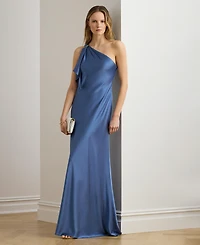 Lauren Ralph Women's Elzira One-Shoulder Ball Gown