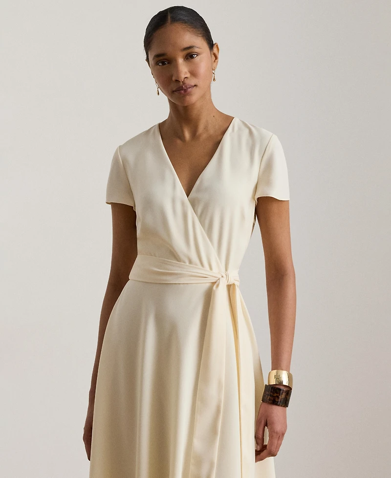 Lauren Ralph Women's V-Neck A-Line Dress