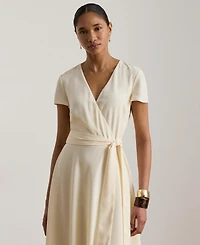 Lauren Ralph Women's V-Neck A-Line Dress