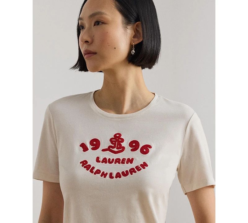 Lauren Ralph Women's Crewneck Short-Sleeve T-Shirt