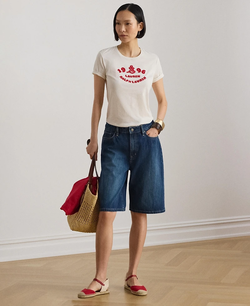 Lauren Ralph Women's Crewneck Short-Sleeve T-Shirt
