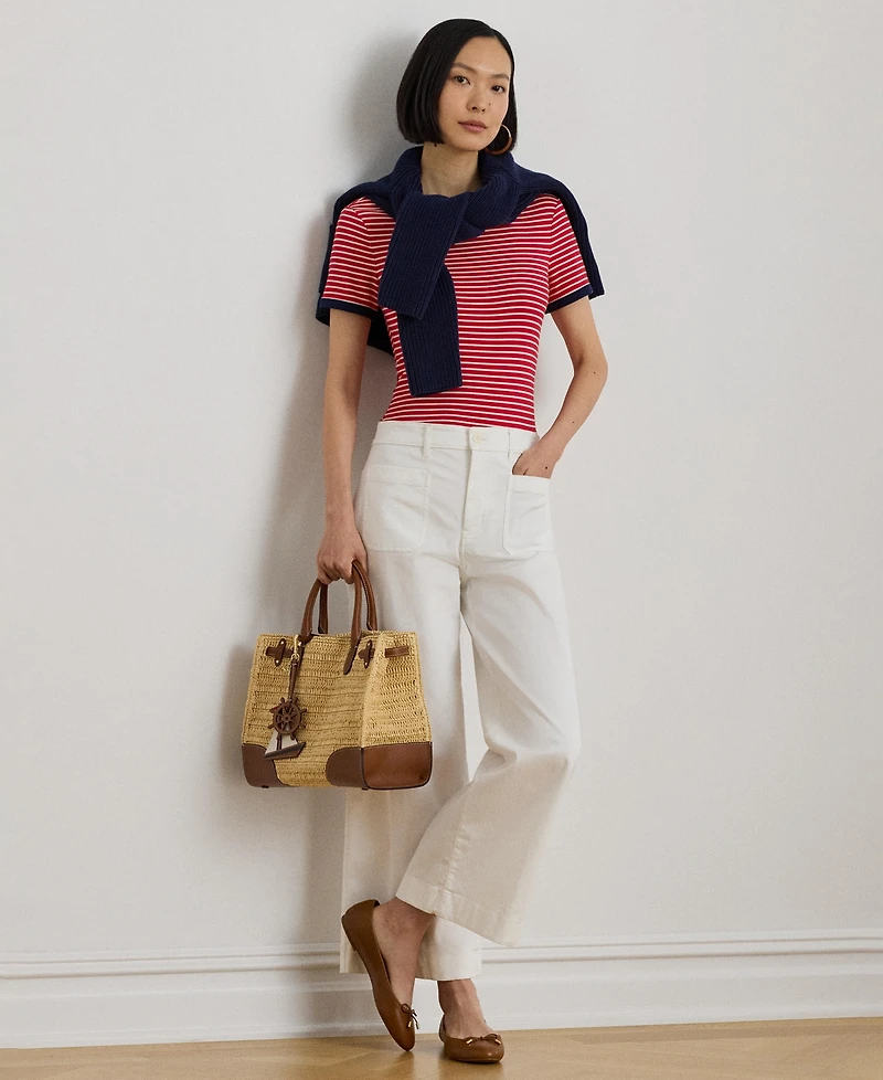 Lauren Ralph Women's Crewneck Short-Sleeve Top