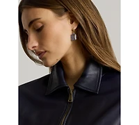 Lauren Ralph Women's Spread Collar Long-Sleeve Jacket