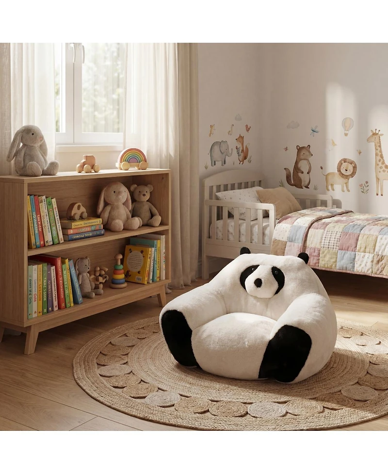 Streamdale Furniture Panda Beanbag Chair - Soft Plush, 29.65 inches