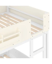 Streamdale Furniture Full Bunk Bed with Trundle and Storage