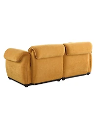 Streamdale Furniture 68.5" L Modular Chenille Sofa with Iron Frame