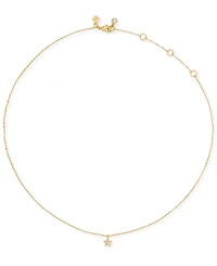 kate spade new york Cubic Zirconia Pave Mini Star Pendant Necklace