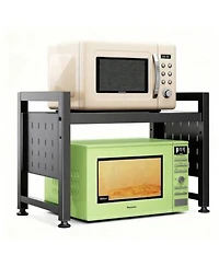 Yigii Expandable Rust Proof Space Saving 3 Tier Microwave Stand