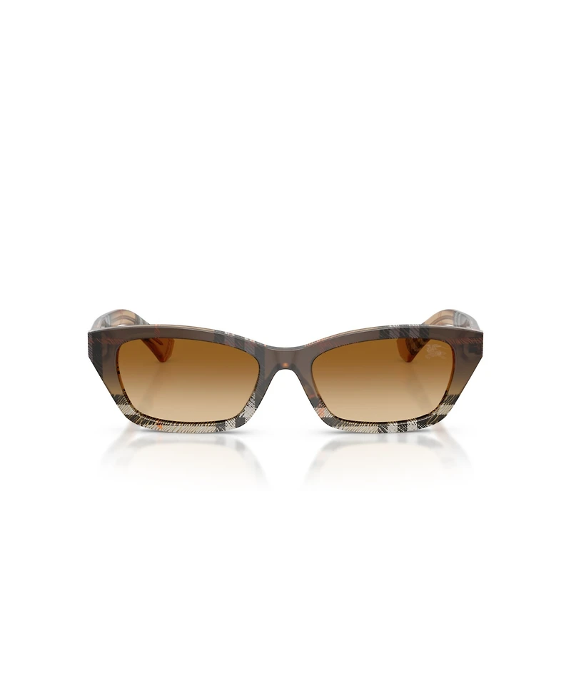 Burberry Women's Rectangle Sunglasses, BE4488