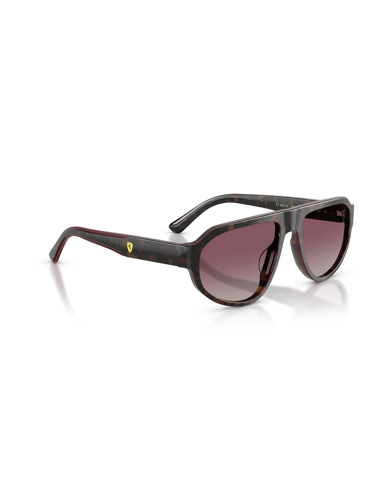 Scuderia Ferrari Men's Geometric Polarized Sunglasses, FZ6027U