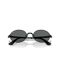 Ray-Ban Unisex Oval Polarized Sunglasses, RB3929