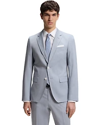 Boss by Hugo Men's Patterned Chiffon Slim-Fit Jacket