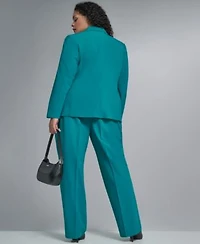 Calvin Klein Collarless 1 Button Jacket Modern Fit Pant