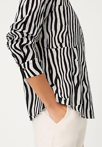 Olsen Women's Modern Zebra Shirt
