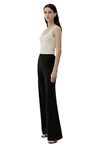 Lilysilk Women's Bias Cut Straight Leg Silk Pants