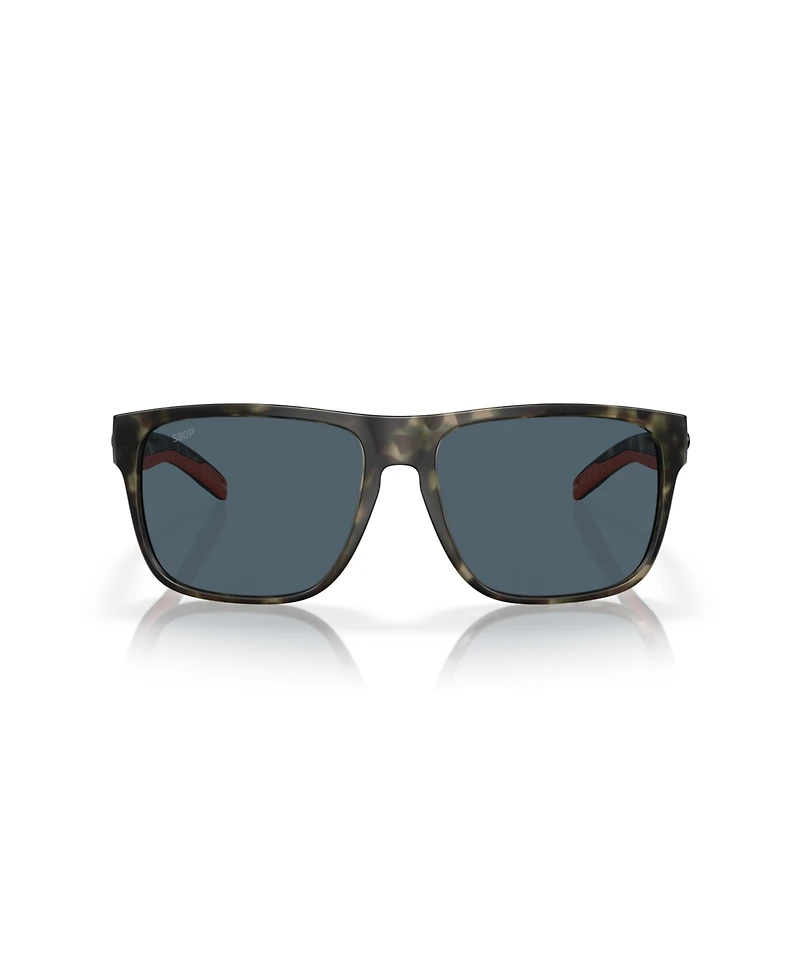 Costa Del Mar Men's Square Spearo Xl Polarized Sunglasses, 6S9013