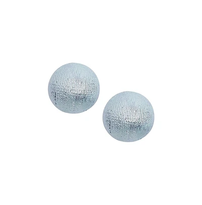 Sohi Women's Ribbed Stud Earrings