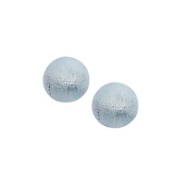 Sohi Women's Ribbed Stud Earrings