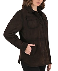 Frye Women's Women s Goat Suede Jacket