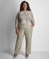 Dkny Plus Size Mid Rise Ankle Pant