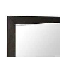 Ryder 38" Beveled Glass Oak Veneer Mirror