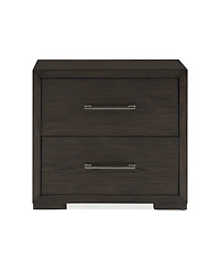 Ryder 3-Pc. Oak veneer California King Bed, Dresser and Nightstand Set