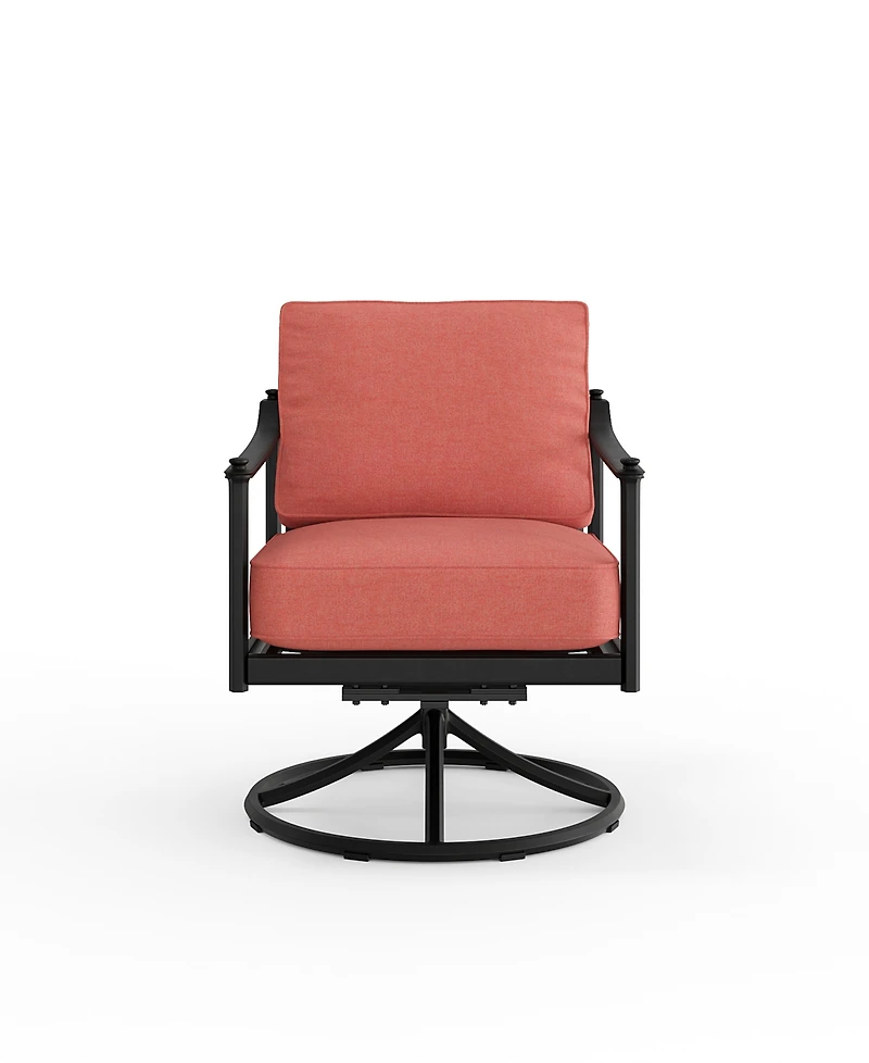 Agio Wellington 35" Acrylic Swivel Rocker Club Chair, Created for Macy's