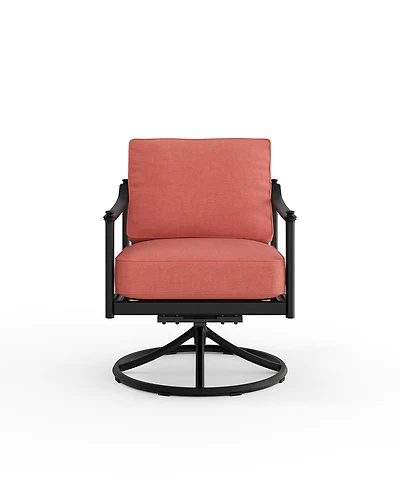 Agio Wellington 35" Acrylic Swivel Rocker Club Chair, Created for Macy's