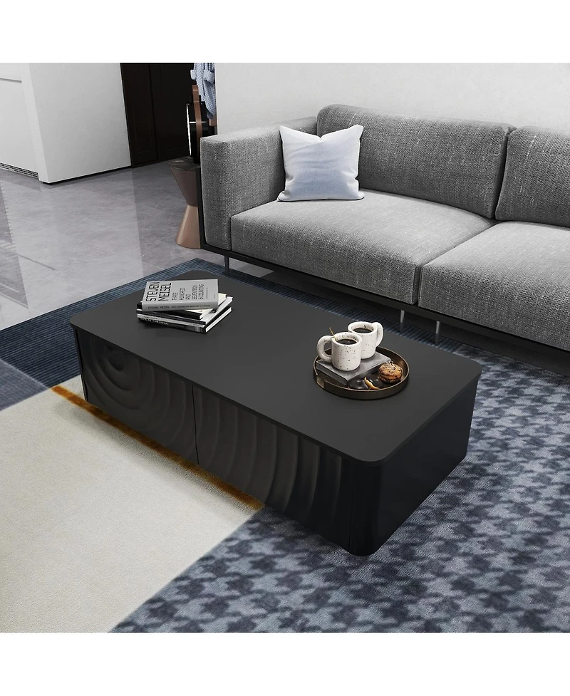 Streamdale Furniture Rectangle Coffee Table with Storage