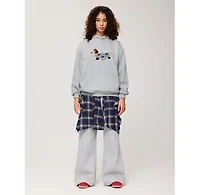 Aelfric Eden Women's Cartoon Dachshund Pullover Hoodie