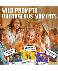 Quokka Charades & Guessing Game for Kids & Teens - 220 Hilarious Scenarios & Quirk Cards