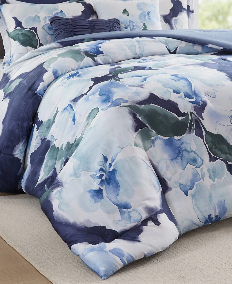 Madison Park Shanti Breathable Textured All-Season 7-Pc. Comforter Set